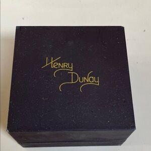 Authentic Henry Dunay Black Jewelry Box